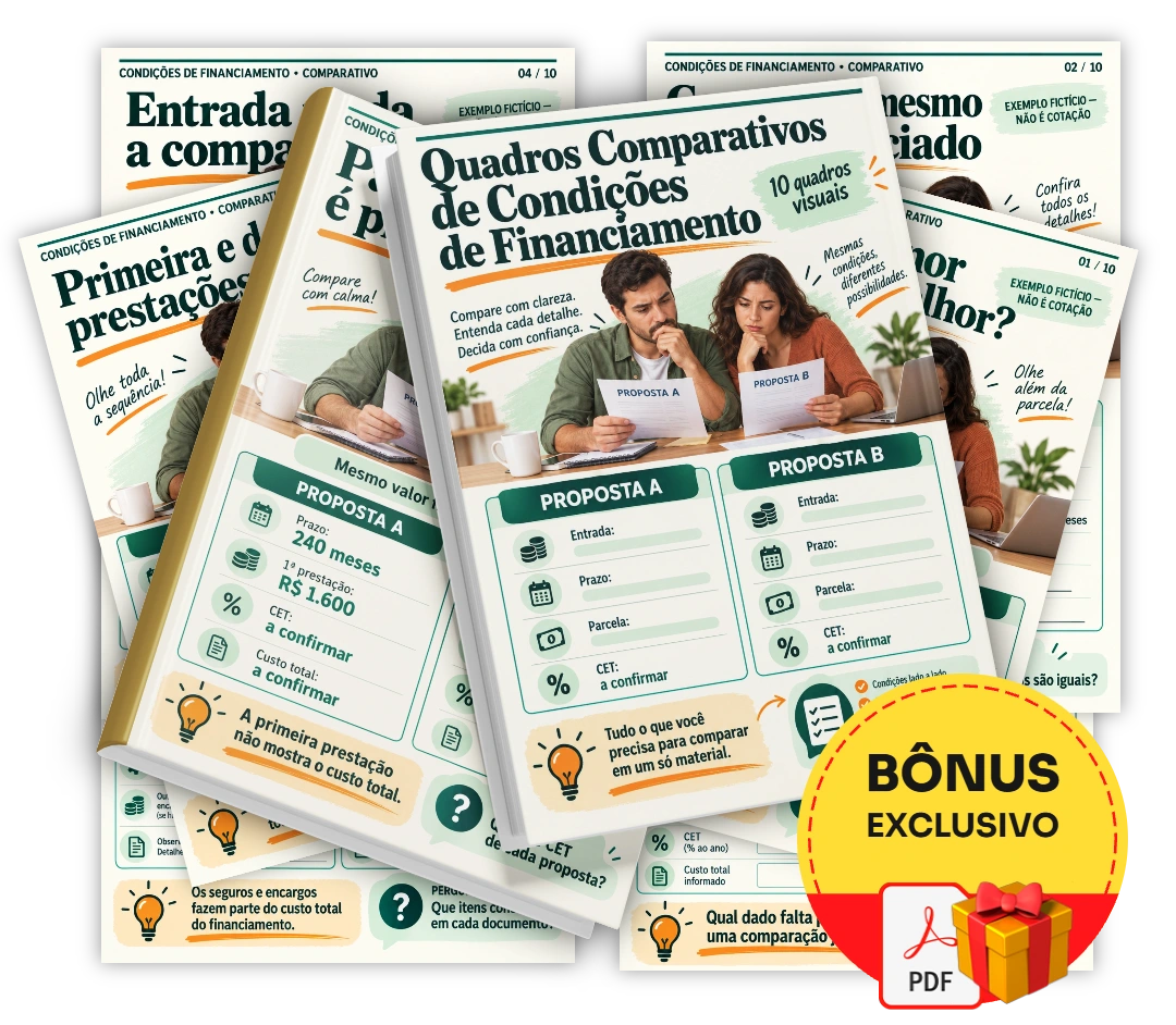 Quadros Comparativos de Condições de Financiamento